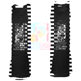 4Th Of July Vaccinated Intoxicated Usa Abe Lincoln Unisex Tank Top | Mazezy