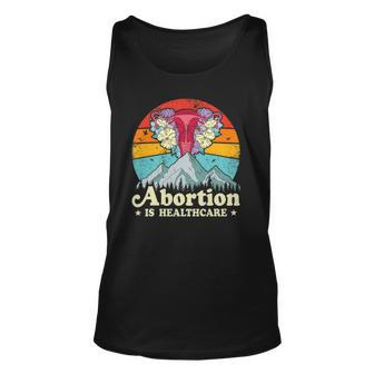 Abortion Is Healthcare Feminist Feminism Womens Pro Choice Unisex Tank Top | Mazezy