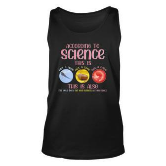 According To Science This Is Pro Choice Reproductive Rights Unisex Tank Top | Mazezy UK