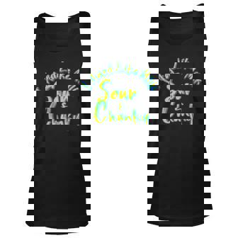 Aged Like Milk Sour And Chunky Funny Old People Gift Unisex Tank Top - Thegiftio