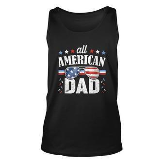 All American Dad 4Th Of July Fathers Day 2022 Unisex Tank Top - Seseable