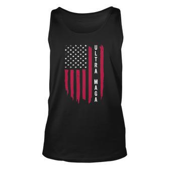 Amazing Going Out Made In Usa Black American Flag Ultra Maga Tank Top | Mazezy