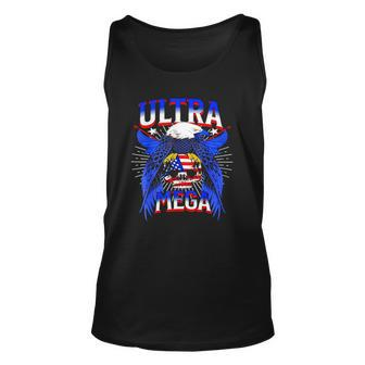 America Eagle Skull Ultra Mega The Great Maga King Ultra Mega Patriot Tank Top | Mazezy CA