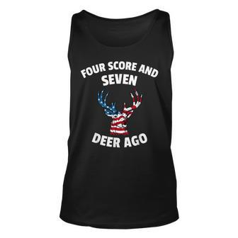 American Flag Deer 4Th Of July - Seven Deer Ago Unisex Tank Top - Seseable