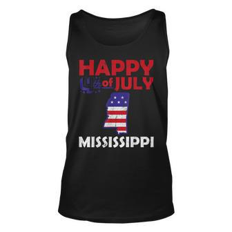 American Independence Day 4Th July Veteran Mississippi Unisex Tank Top - Seseable