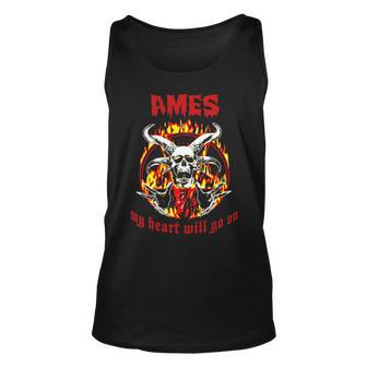 Ames Name Gift Ames Name Halloween Gift Unisex Tank Top - Seseable