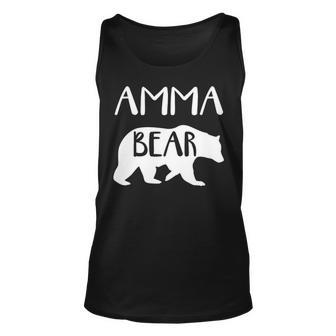 Amma Grandma Gift Amma Bear Unisex Tank Top - Seseable