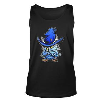 Angry Owl Creepy Cute Design For Witches And Kawaii Unisex Tank Top | Mazezy