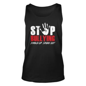 Anti Bully Movement Stop Bullying Supporter Stand Up Speak Unisex Tank Top | Mazezy