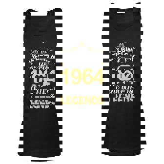 April 1964 Birthday Life Begins In April 1964 V2 Unisex Tank Top - Seseable