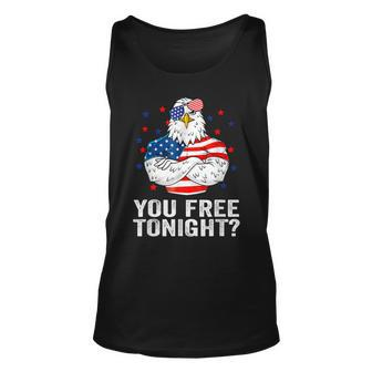 Are You Free Tonight 4Th Of July Independence Day Bald Eagle Unisex Tank Top - Seseable