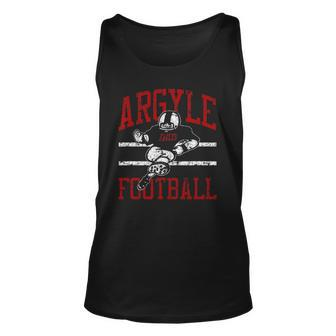 Argyle Eagles Fb Player Vintage Football Unisex Tank Top | Mazezy