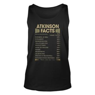 Atkinson Name Gift Atkinson Facts Unisex Tank Top - Seseable