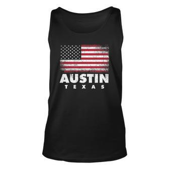 Austin Texas 4Th Of July American Flag Usa America Patriotic Tank Top | Mazezy