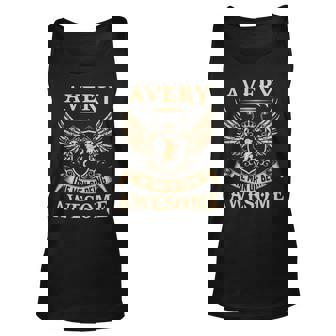 Avery Name Gift Avery The Man Of Being Awesome Unisex Tank Top - Seseable