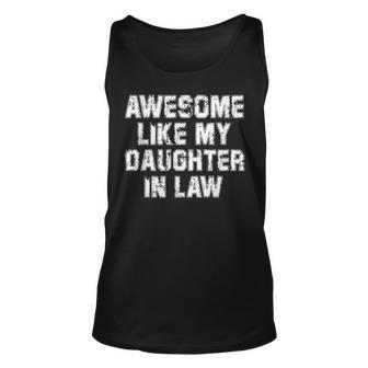 Awesome Like My Daughter In Law Family Lovers V3 Unisex Tank Top - Seseable