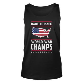 Back To Back Undefeated World War Champs Unisex Tank Top - Seseable