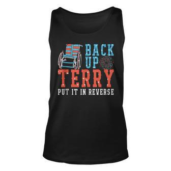 Back Up Terry Put It In Reverse Firework Funny 4Th Of July V10 Unisex Tank Top - Seseable