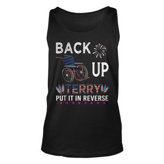 Back Up Terry Put It In Reverse Funny July 4Th Of July Unisex Tank Top - Seseable