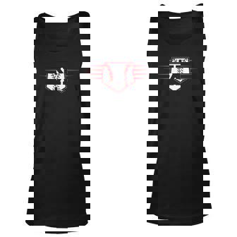 Backwards K Baseball Pitcher Strikeout Unisex Tank Top | Mazezy