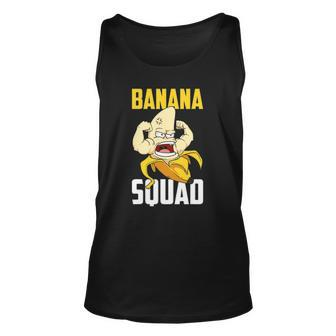 Banana Squad Funny Bananas Fruit Costume Team Unisex Tank Top | Mazezy