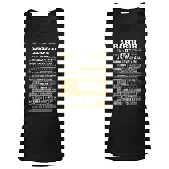 Barbour Name Gift Barbour Born To Rule Unisex Tank Top | Seseable UK