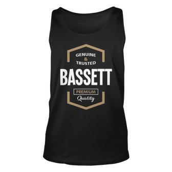 Bassett Name Gift Bassett Premium Quality Unisex Tank Top - Seseable