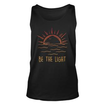 Be The Light - Let Your Light Shine - Waves Sun Christian Unisex Tank Top | Mazezy CA