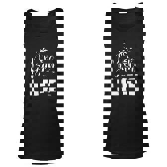 Beach Life Coconut Tree Print New 2022 Gift Unisex Tank Top - Thegiftio UK