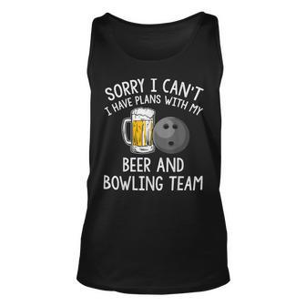 Beer Teams Bowlers 103 Bowling Bowler Unisex Tank Top - Seseable
