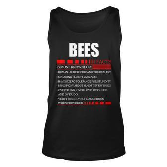 Bees Fact Fact T Shirt Bees Shirt For Bees Fact Unisex Tank Top - Seseable