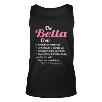Bella Grandma Gift The Bella Code Unisex Tank Top - Seseable
