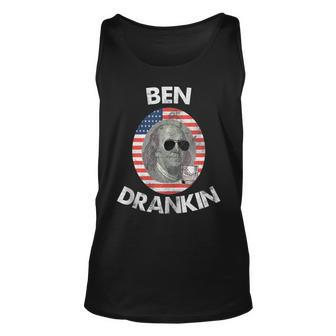 Ben Drankin 4Th Of July Gift Beer Party Unisex Tank Top - Seseable