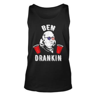 Ben Drankin Benjamin Sunglasses 4Th Of July Unisex Tank Top - Seseable