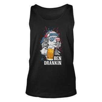 Ben Drankin Funny 4Th Of July Sarcastic Unisex Tank Top - Seseable