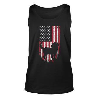 Bernese Mountain Dog Mom Dad 4Th Of July American Unisex Tank Top - Seseable