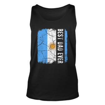 Best Argentinian Dad Ever Argentina Daddy Fathers Day Gift Unisex Tank Top | Mazezy