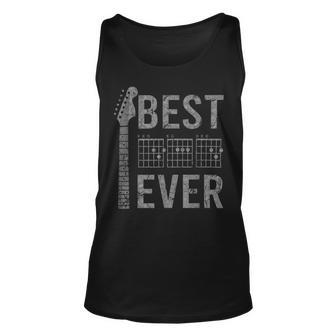 Best Dad Ever Chord Guitar Guitarist Fathers Day Musician Unisex Tank Top - Monsterry CA