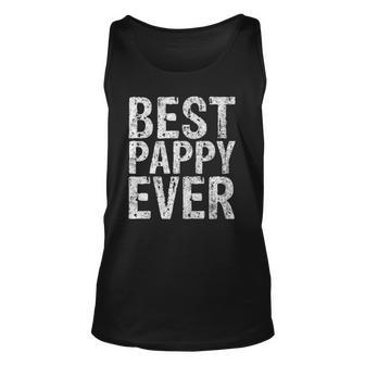 Best Pappy Ever Funny Gift Fathers Day Unisex Tank Top | Mazezy