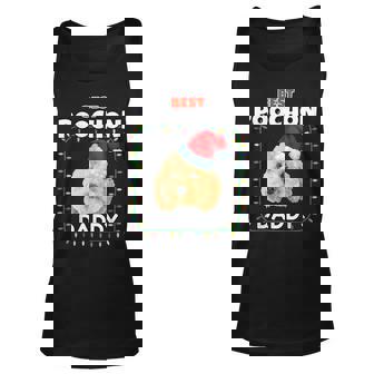 Best Poochon Daddy Christmas Party Festive Dog Family Cute Unisex Tank Top - Thegiftio