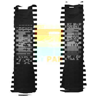 Best Pop-Pop By Par Vintage Funny Disc Golf Unisex Tank Top - Thegiftio UK
