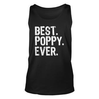 Best Poppy Ever Gift Fathers Day Unisex Tank Top | Mazezy