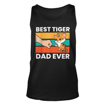 Best Tiger Dad Ever Unisex Tank Top - Seseable
