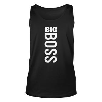 Big Boss Managers Unisex Tank Top | Mazezy