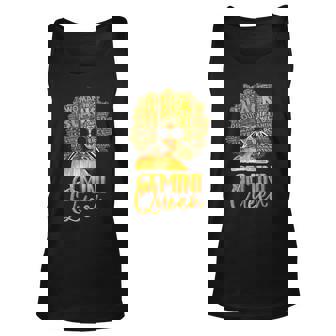 Black Women Afro Hair Art Gemini Queen Gemini Birthday Unisex Tank Top - Seseable