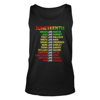 Black Women Freeish Since 1865 Party Decorations Juneteenth Unisex Tank Top | Mazezy
