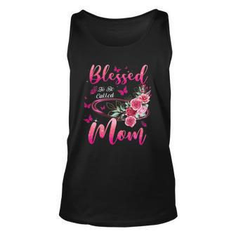 Blessed To Be Called Mom Cute Mothers Day Unisex Tank Top | Mazezy