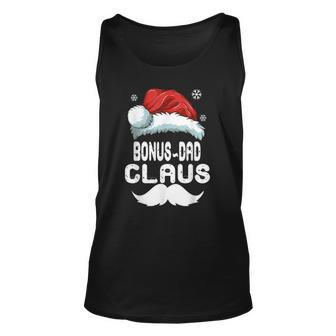 Bonus-Dad Claus Matching Christmas Pajamas Xmas Santa Tank Top | Mazezy