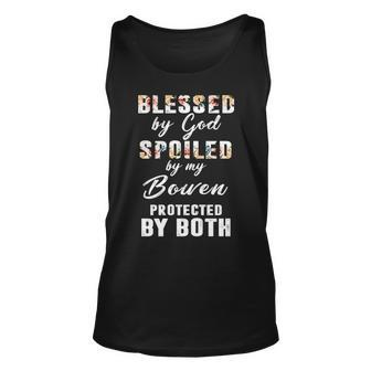 Bowen Name Gift Blessed By God Spoiled By My Bowen Unisex Tank Top - Seseable