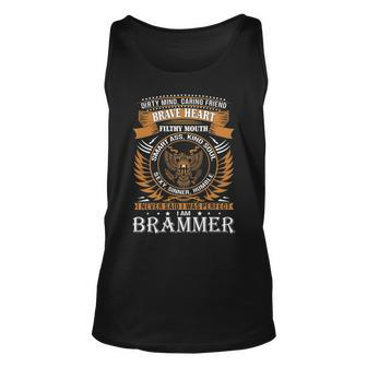 Brammer Name Gift Brammer Brave Heart Unisex Tank Top - Seseable
